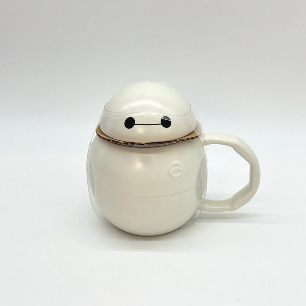 Disney Parks Big Hero Baymax Figural Mug with Lid NEW